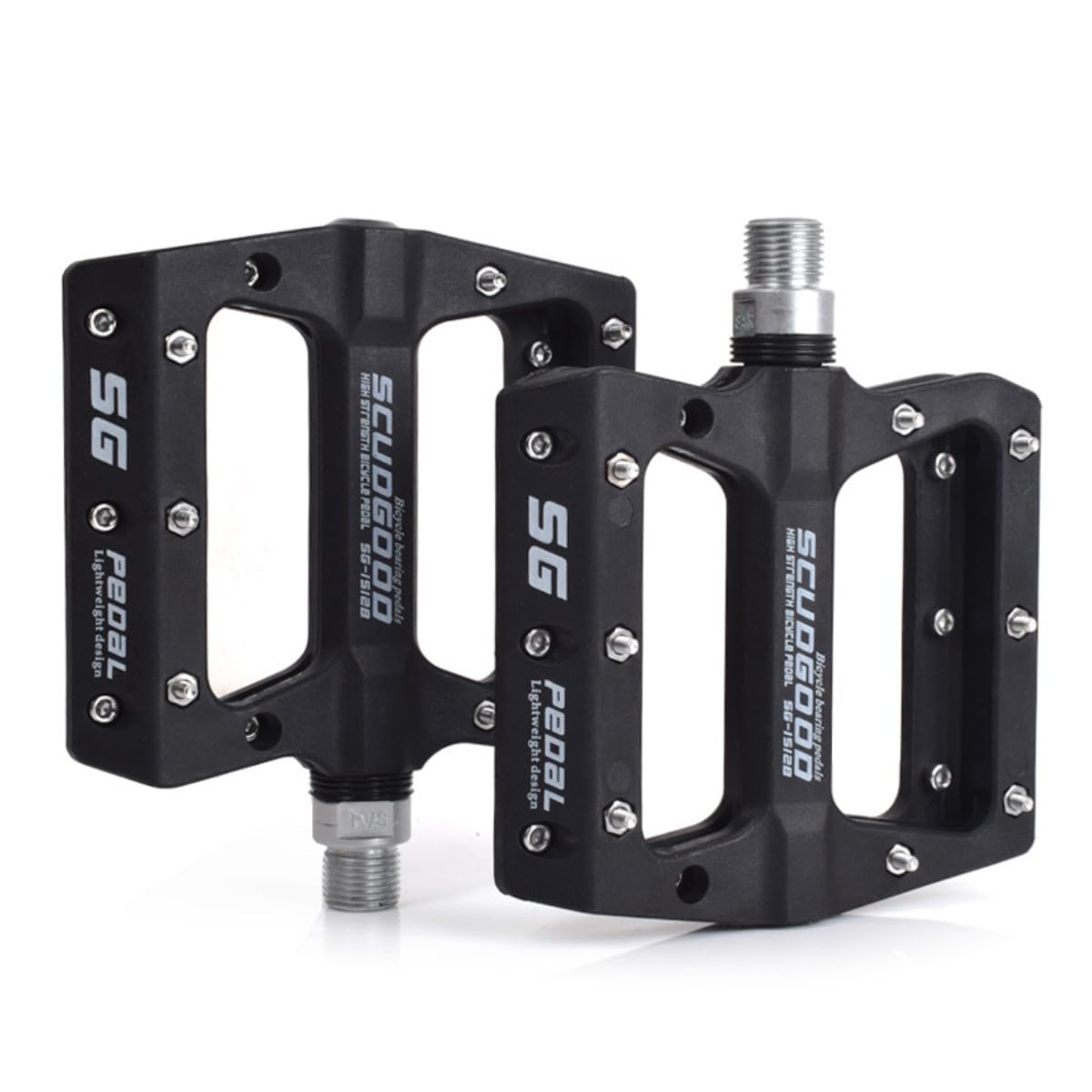 

HOUSON Bicycle Nylon Bicycle Platform Inch Bicycle Road Bike Pedals Electric Mountain Folding and Road Bike Pedals Pedals, 9/16 Pedals, Pedals, (for