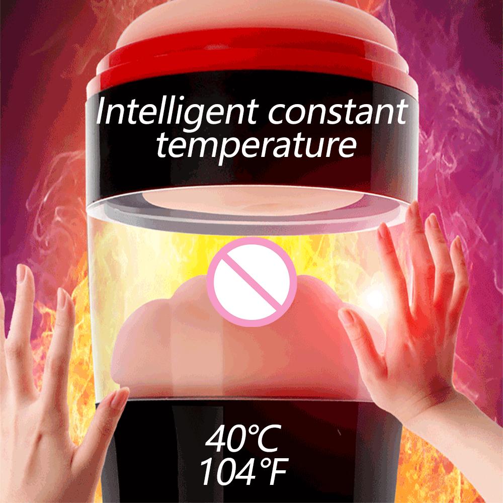 Automatic Blowjob Male Masturbators For Men Real Adult Goods 18 Sucking Machine Men's Silicone Vagina Doll Sexy Masturbation Toy