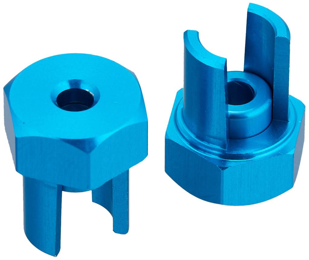 Tamiya Options 2014 2014 Aluminum Wheel Set Hop-Up No. OP. TamTech-Gear GB-01S Hubs, Blue, 2-Piece (22014)