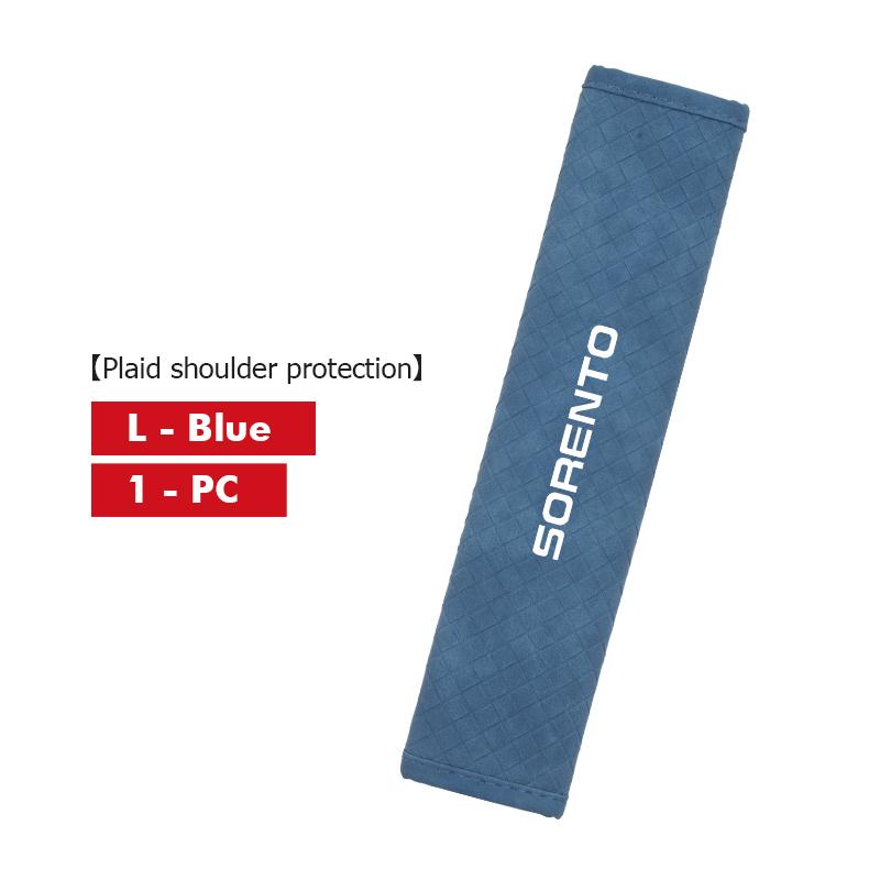 Leather Car Seat Belt Shoulder Pad Shoulder Strap Protection Pad For KIA Ceed Rio K5 K2 Optima Soul Picanto Stonic Venga Rnqt40