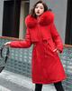 Winter Jacket  New Women Parka Clothes Long Coat Wool Liner Hooded Jacket Fur Collar Thick Warm Snow Wear Padded Parka