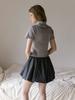 KINDABABY Cozy Turtleneck Top - Misty Gray