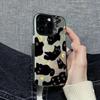 Moon Cat High-End Feel Sier Phone For iPhone 16 Case 15 14 Plus 13 12 11 Pro Max 16E Anti-Fall Cover