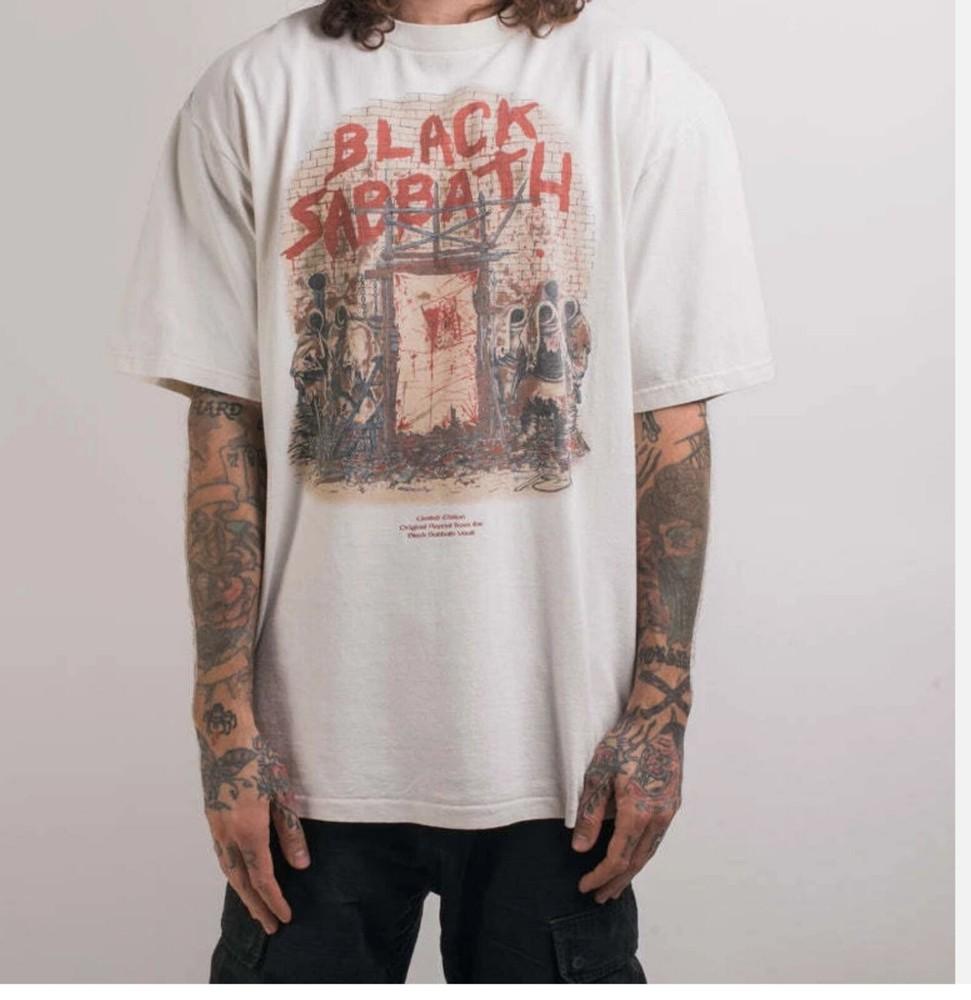 Vintage 90’s Black Sabbath Mob Rules White T-Shirt Unisex