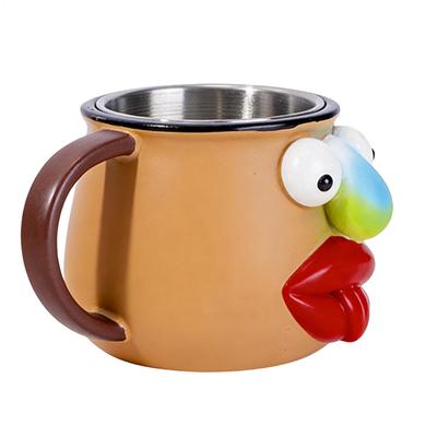 Funny Mugs Humorous Novelty Cute Drinkware Milk Cup Cartoon Tea Cup Water Cup Funny and Novelty Gift Mug Creative Cup Juice Cup