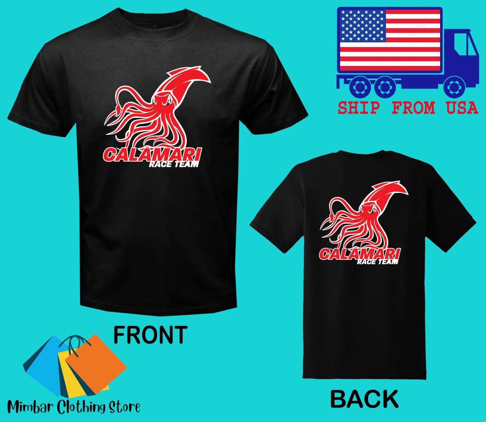 Calamari Race Team Men s Black Size S-5XL XL