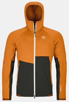 Jacket Ortovox Fleece Rib Hoody Men Sly Fox
