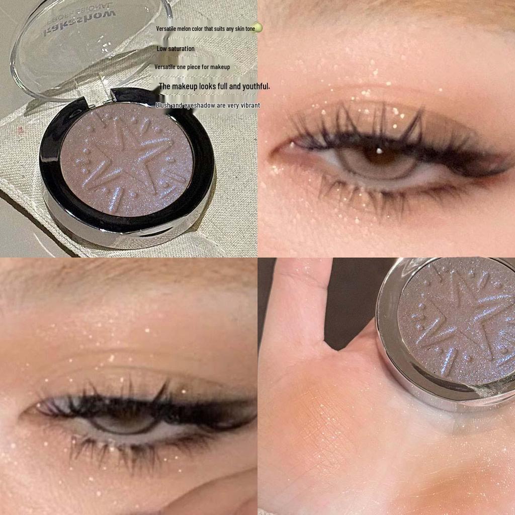 Kakashow Diamond Sparkle Multi-use Powder: Highlighter, Eyeshadow, Crushed Sparkle Stars, Dynamic Pearl Contour. Versatile Eye Makeup.