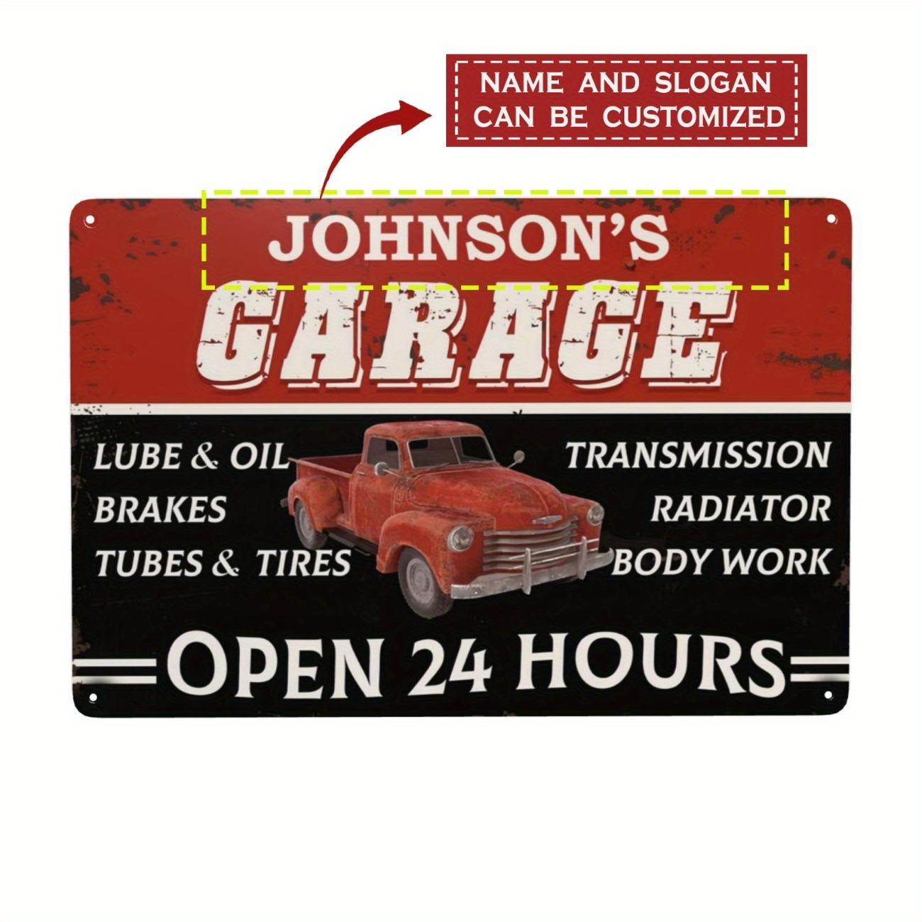 

Vintage Metal Tin Sign Garage Man Cave Pub Bar Wall Decor белый