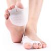 2Pcs Forefoot Pads Foot Care Tool Silicone Bone Big Toe Protector Hallux Valgus Straightener