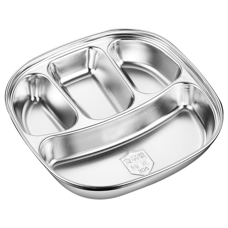 Children's 304 Stainless Steel Divided Dinner Plate