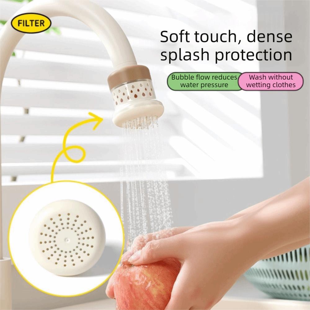 Splash-Proof Faucet Filter Water-Saving Removable Faucet Extension Filter Waterproof Extension Water-Saving Faucet Filter