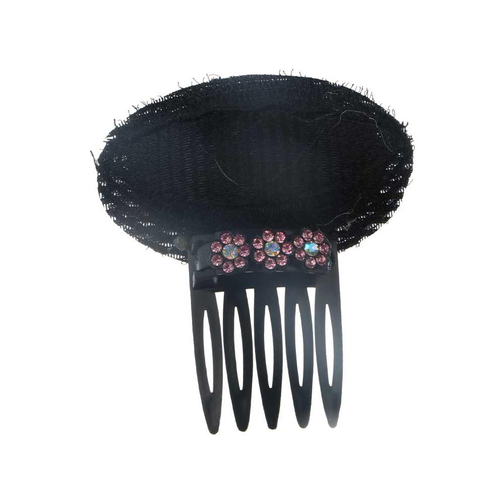 Sweet Flower Puff Hair Head Cushion Invisible Braid DIY Hair Styling Tool Sponge Hair Clip Invisible Volume Hair Clip Girl