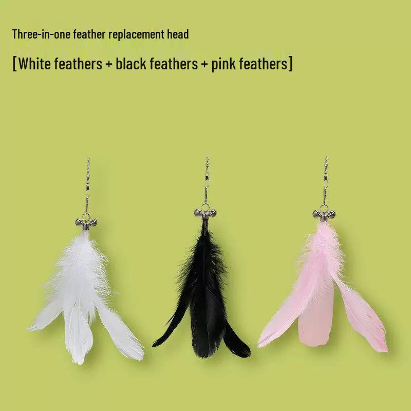 1.8m Extra Long Retractable Cat Teaser with Replaceable, Bite-Resistant Head – Perfect for Relieving Cat Boredom