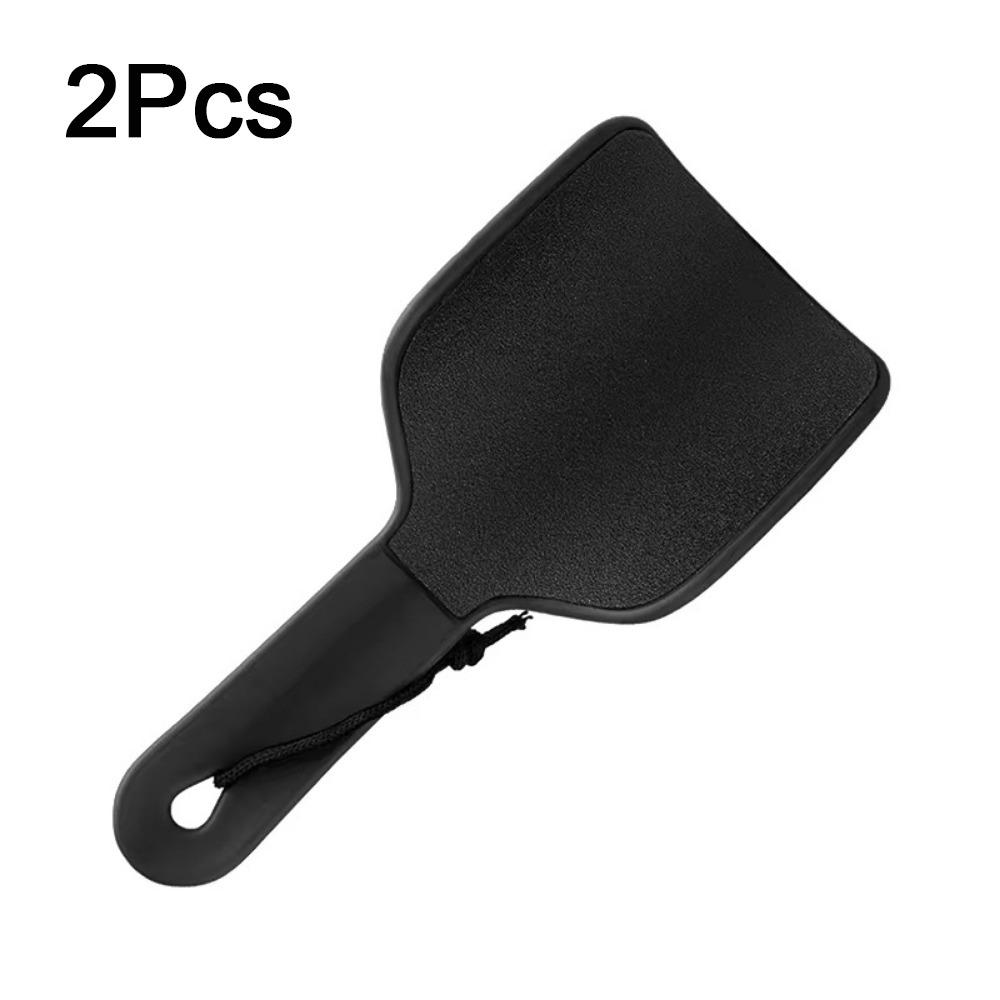 

2 pieces Colossal Curved Foot File Plastic Dead Skin Calluses Remover U Shaped Foot Sander for Home чорний