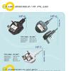 British 3-Pin Fused Power Cord for Home Appliances and Computers