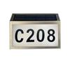 Easy Install Solar LED House Number Waterproof LED Exterior Fence Lamps  Street Road Doorplate