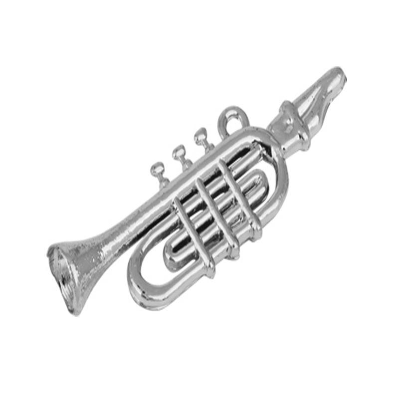 Christmas Musical Instrument Ornaments: Violin & French Horn Wreath Decorations