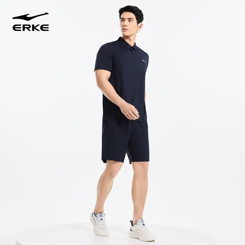 Erke Men's Ice-Feel Quick-Dry Polo T-Shirt