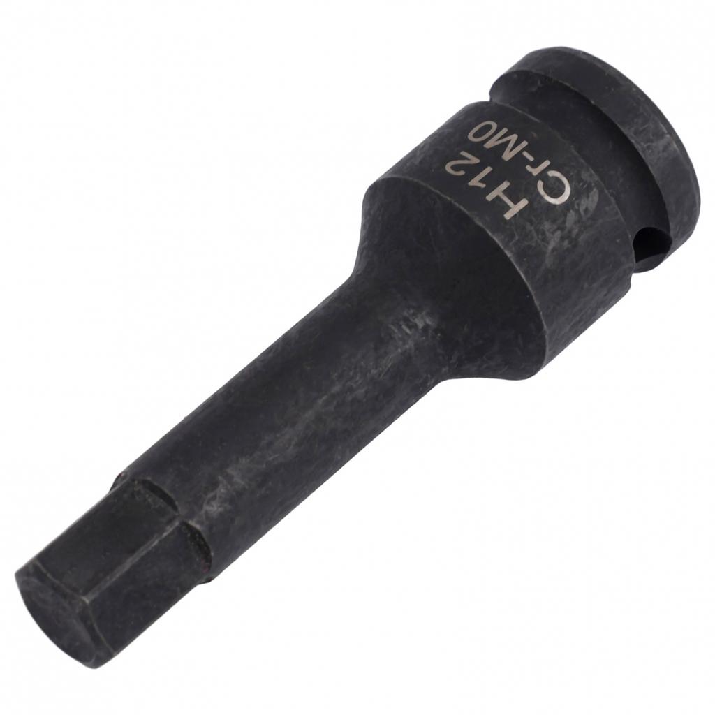 Adaptor Priză 80mm Negru Bormașină Electrică Cheie Tubulară Hexagonală Hexagonal