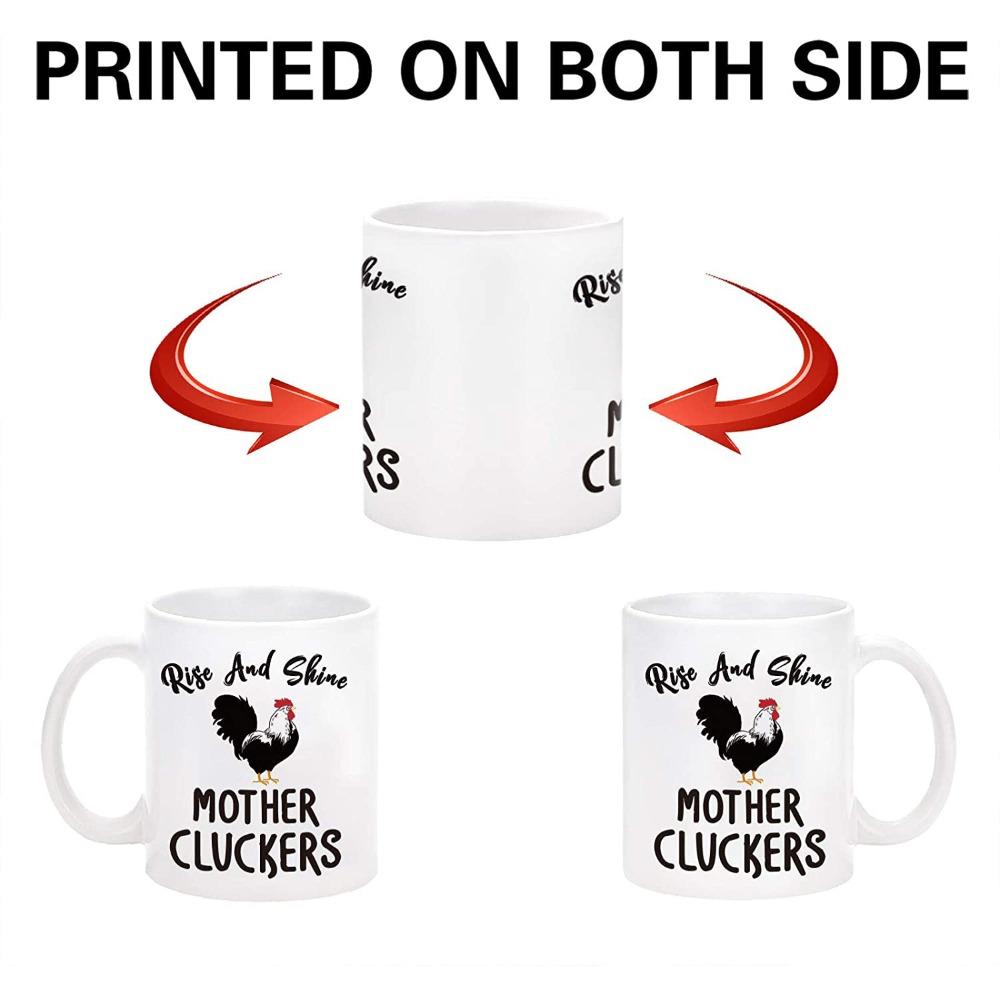 Rooster Hen Mother's Day Ceramic Coffee Mark Cup