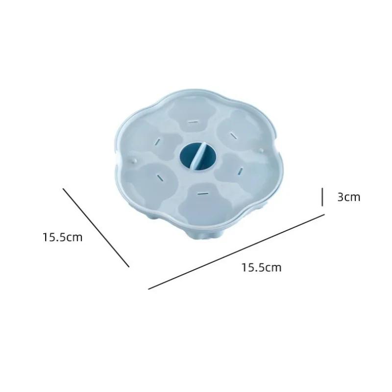 Food Grade Silicone Cartoon Steamed Cake Mold Jelly Pudding Ice Cream Mold with Covered Kitchenware Air Fryer Tools Accessories