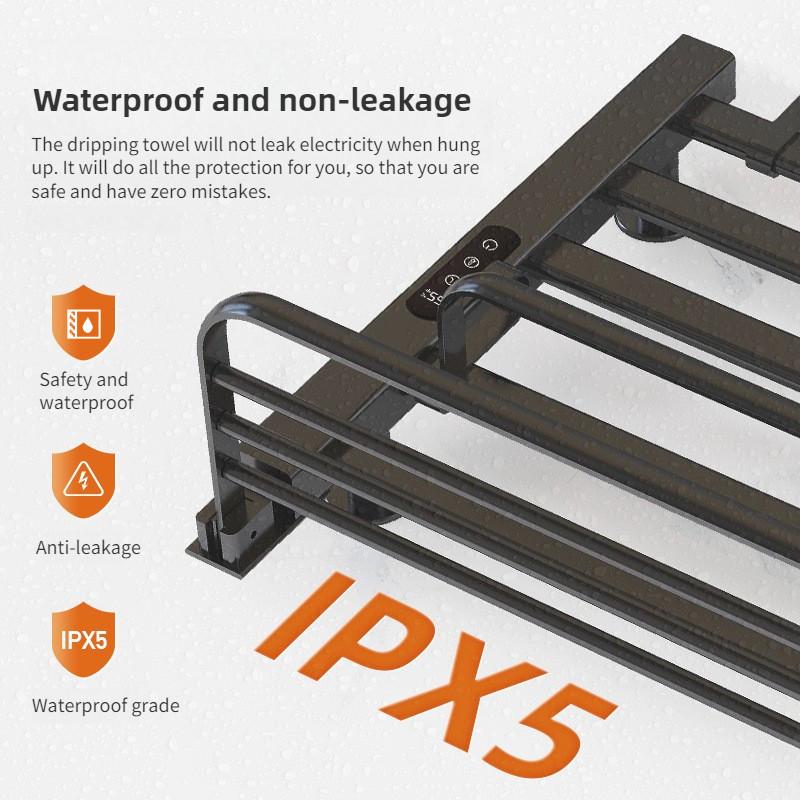 Intelligent Electric Towel Rack Bathroom Constant Temperature Electric Heating Towel Drying Rack Household Towel Storage Rack