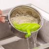 Kitchen Manual Draining Leaf  Rice Washing Device Clip Type Kitchen Utensil