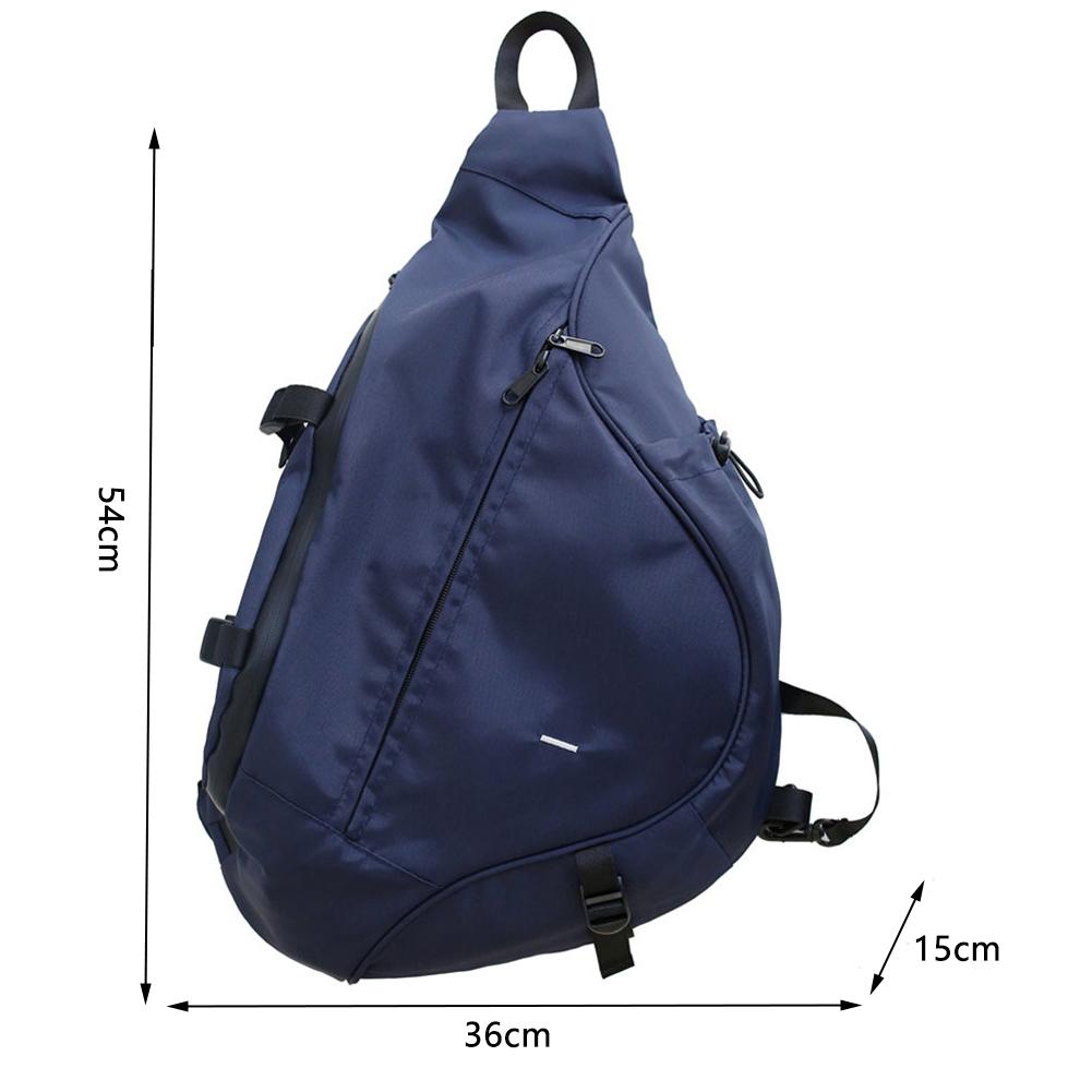 Men's Shoulder Nylon Waist Packs Sling Bag Crossbody Sport Outdoor Shoulder Chest Bag Pack Daily Picnic Messenger Bag