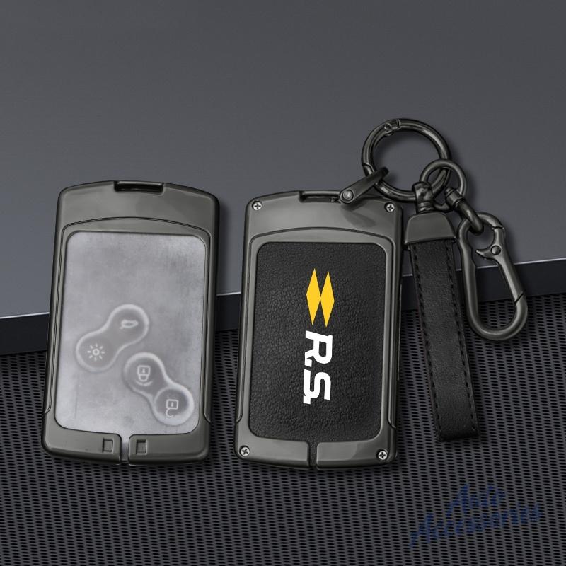 Zinklegierung Auto Schlüsselhülle Schale Abdeckung Zubehör für Renault RS Koleos Kadjar Clio Megane Talisman Espace Zoe Scenic Dacia SanderoF