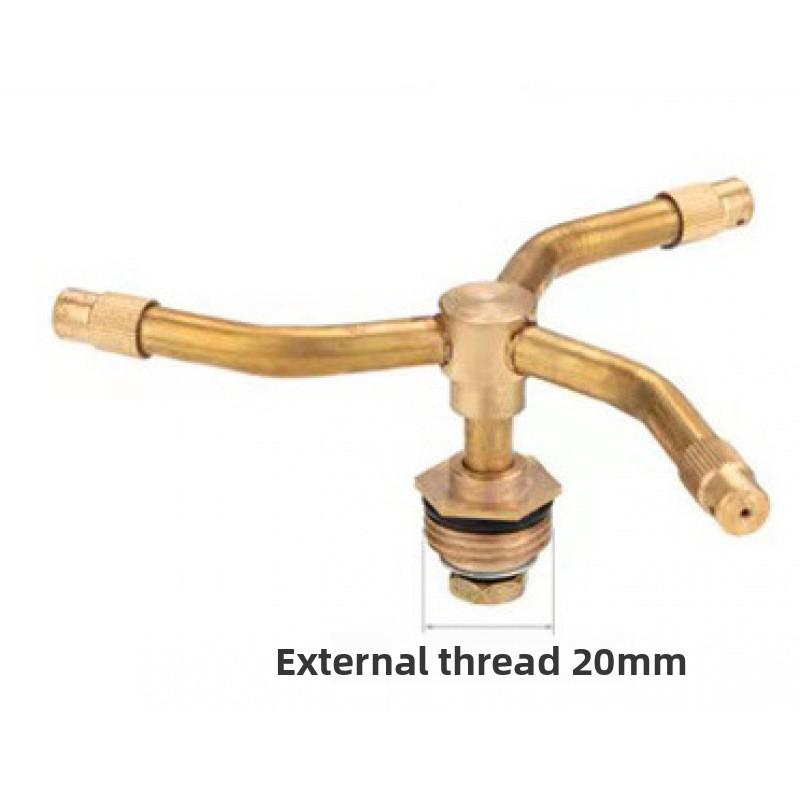 1PZ 1/2/3/4 Bracci Automatici Rotanti Irrigatore da Giardino Prato Ugello Irrigazione Spruzzatore Rotante in Ottone