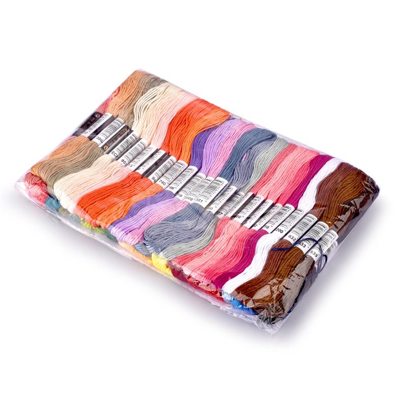 Cross Stitch Cotton Embroidery Thread Floss Sewing Skeins Craft 24/50/100/150/200/250/447 Pieces 8 Meters Per Skein