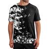 Men's Tie- Adaptive Shirt with -Away Short Sleeves and Full Front Closure