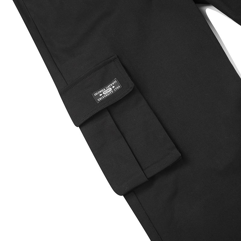 COLUMBIA UNIVERSITY Nyc Label Cp Multipocket Loose Fit Pants Black