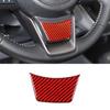 Red Carbon Fiber Steering Wheel Trim Sticker For Subaru Crosstrek 2024+