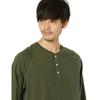 Amazon Essentials Men's Regular-Fit Long-Sleeve Henley Shirt Heather Olive XL