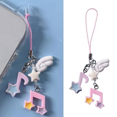 Correa para teléfono con cuentas de estrella hecha a mano Llavero colgante fácil de usar Diseño ligero Regalo de cumpleaños para mujeres niñas