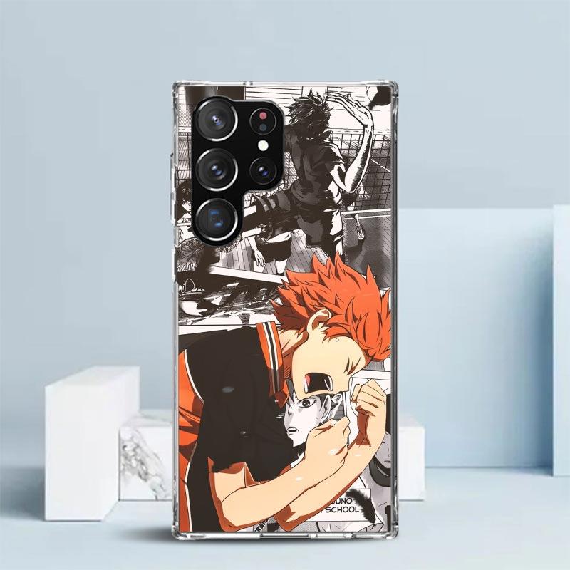 Haikyuu Oya Volleyball Anime Soft Cover for Samsung Galaxy S25 Edge S26 S24 S23 Ultra Phone Case S22 S21 Plus S20 FE Print Patte