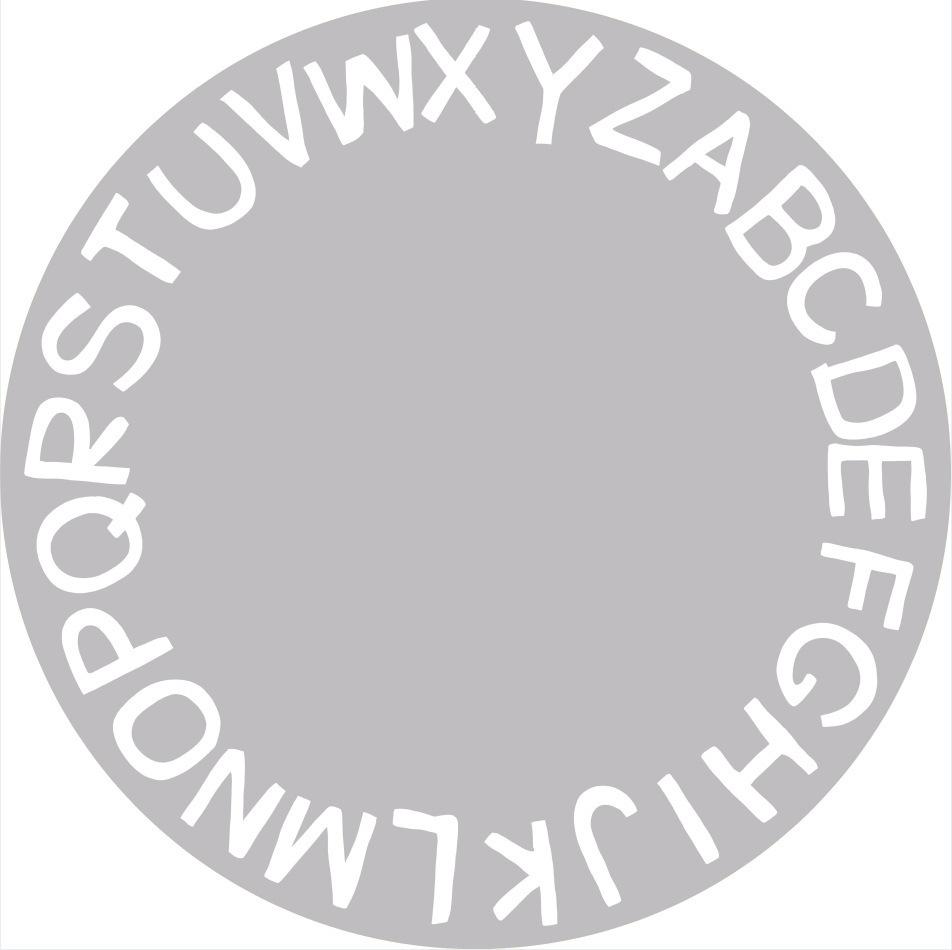 Tapetes ABC para crianças, antiderrapantes, laváveis, redondos, para quarto, sala de aula, presente para crianças pequenas 120x120cm-47x47in