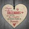 Christmas Wooden Heart Tree Ornament