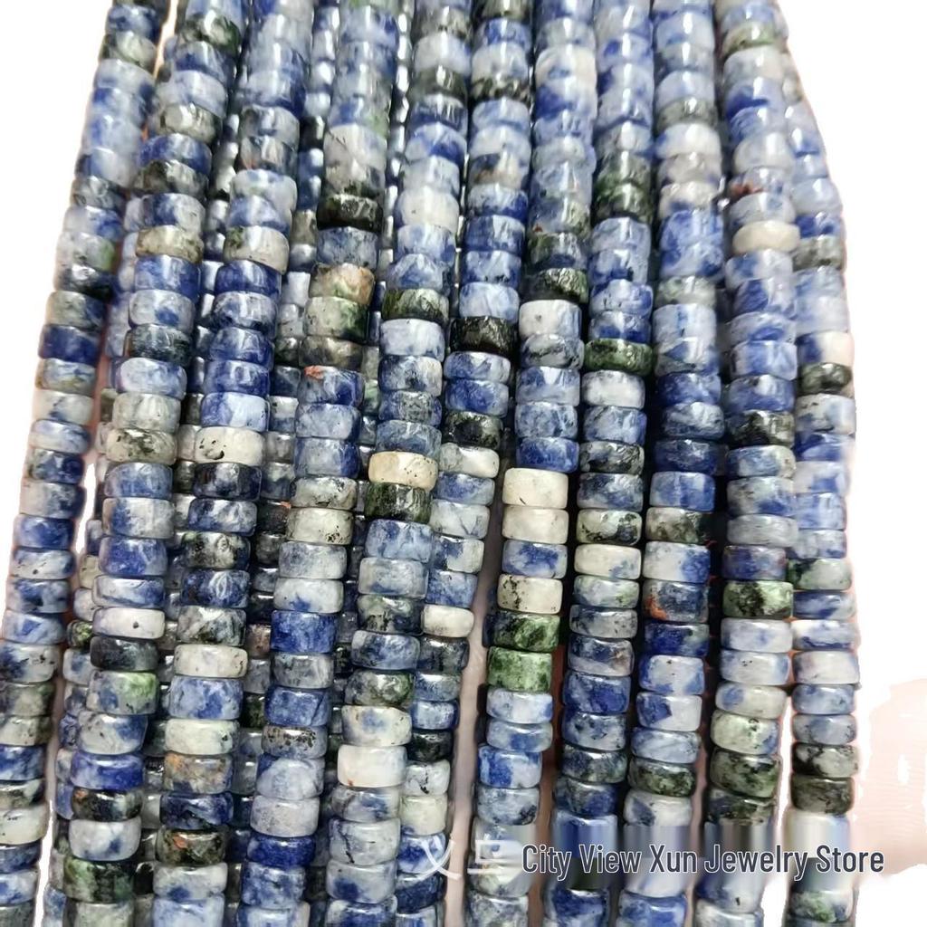 2x4mm Natural Agate Stone Separator Beads for DIY Jewelry Making - Loose Semi-Finished Accessories In Stock