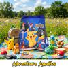 Pikachu Print Drawstring Backpack Kids PE School Sports Bag Cartoon Travel Storage Sack Children Birthday Party Gift