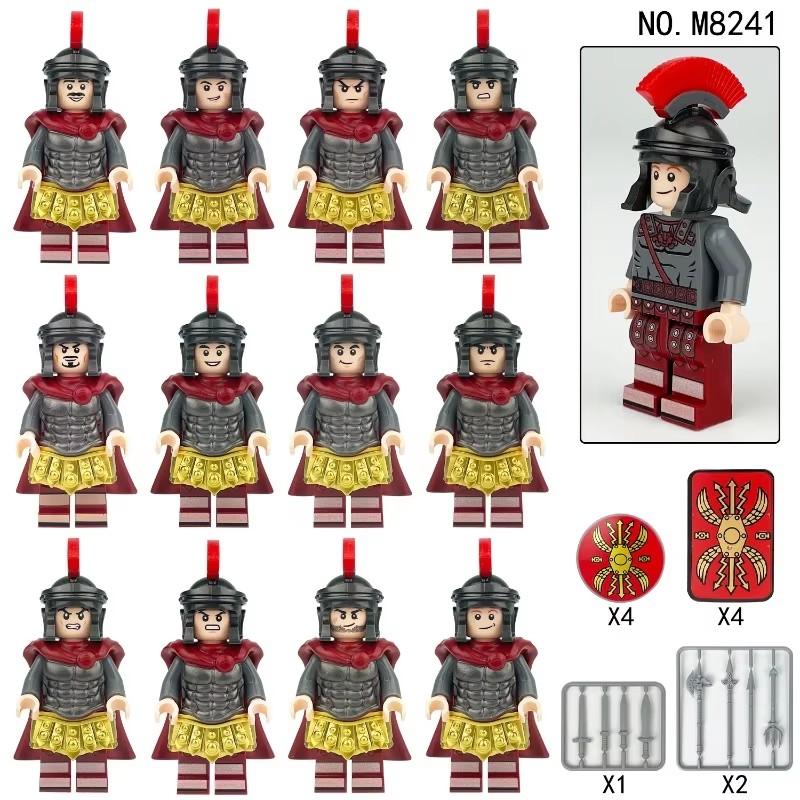 Romerska legionärer, romerska spöksoldater, byggklossar, figurer, människoliknande dockor, leksaker, barnleksaker, födelsedagspresenter.