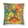 Colorful Buddha Meditation Spiritual Square Pillowcase Pillow Cover Cushion Decor Comfort Throw Pillow for Home Bedroom