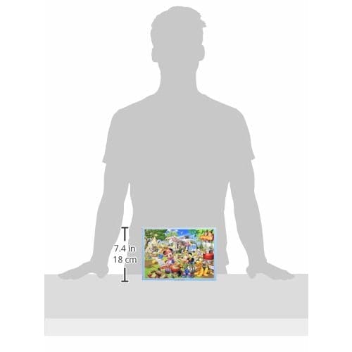 Tenyo [Made in Japan] 300 Piece Jigsaw Puzzle Disney Everyone Auto Camping! (30.5x43cm) D-300-013 Comes with glue and spatula Service card included