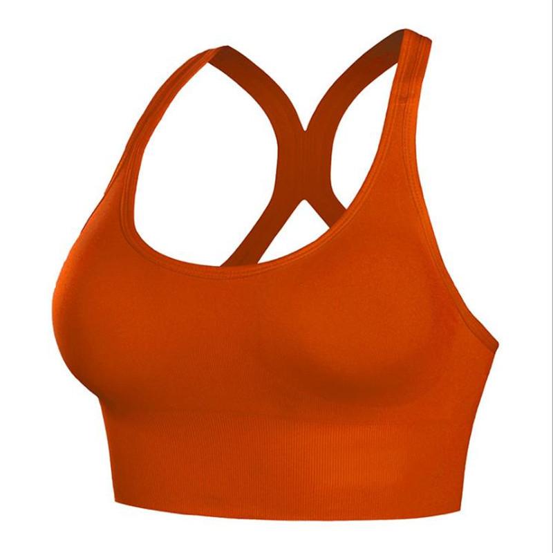 Sports Bras Crop Top Fitness Gym Running Sportswear Women's Sports Underwear Push Up Brassiere Plus Size Yoga Top Bra