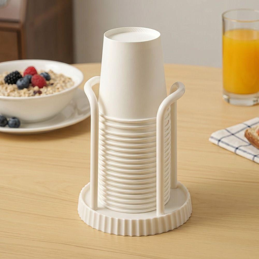 Multifunctional Paper Cup Holder Household Disposables Cups Picker No-drill Cup Storage Rack  Party