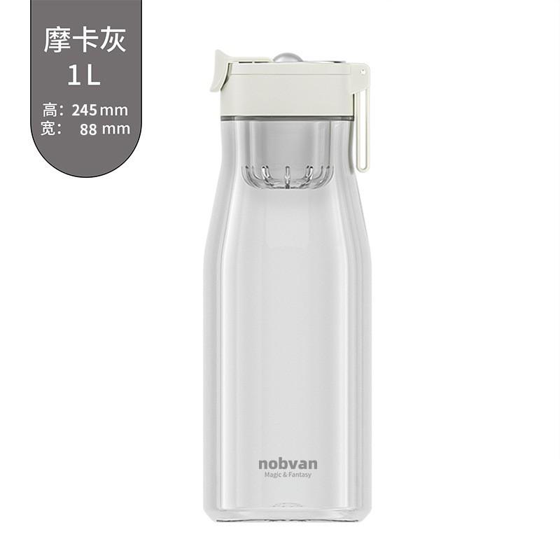 Tritan Sports Water Bottle With Magnetic Lid Ball Infuser 550ml 800ml 1000ml 1200ml Leakproof BPA-Free Gym Travel Hydration