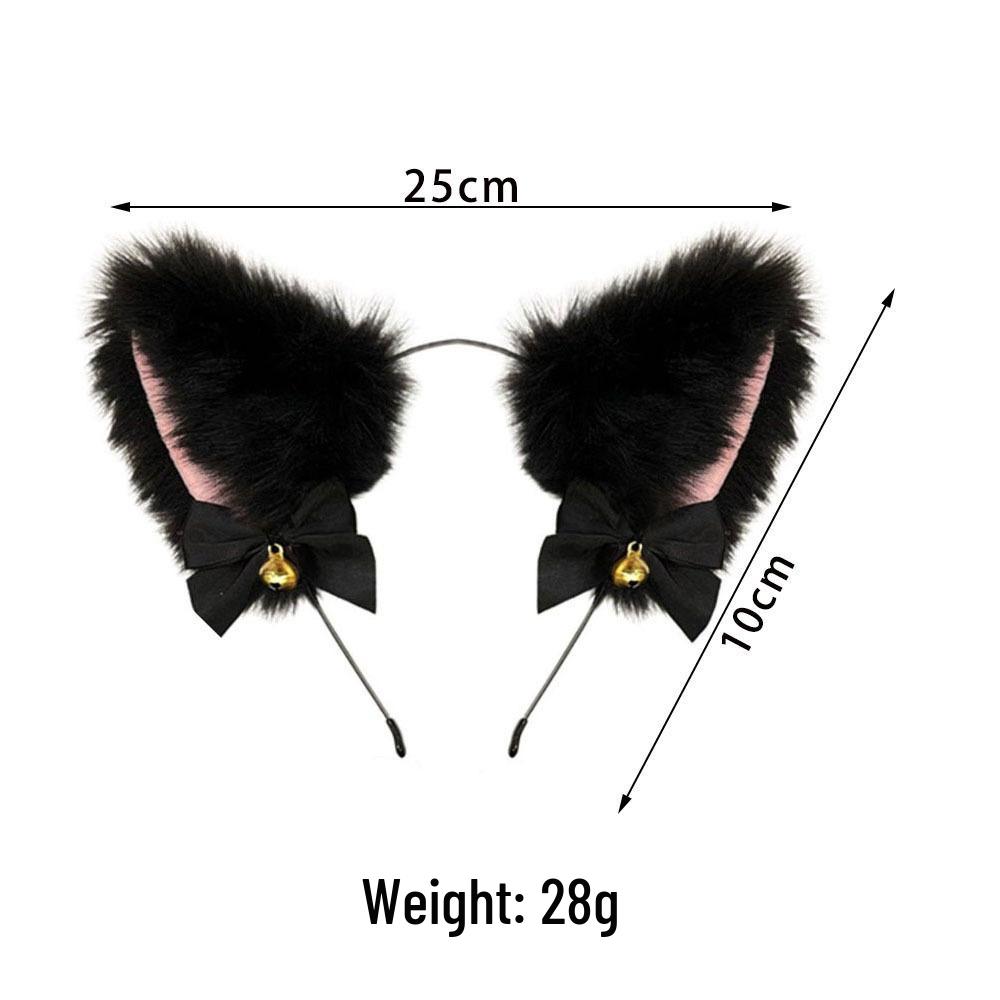 SM Cosplay Kit: Cat Ear Headband, Collar, Ball Gag, Eye Mask, Tail Plug