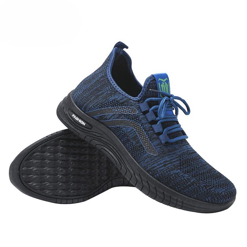 

Мужская дышащая повседневная спортивная обувь и кроссовки удобны и универсальны 44 синий